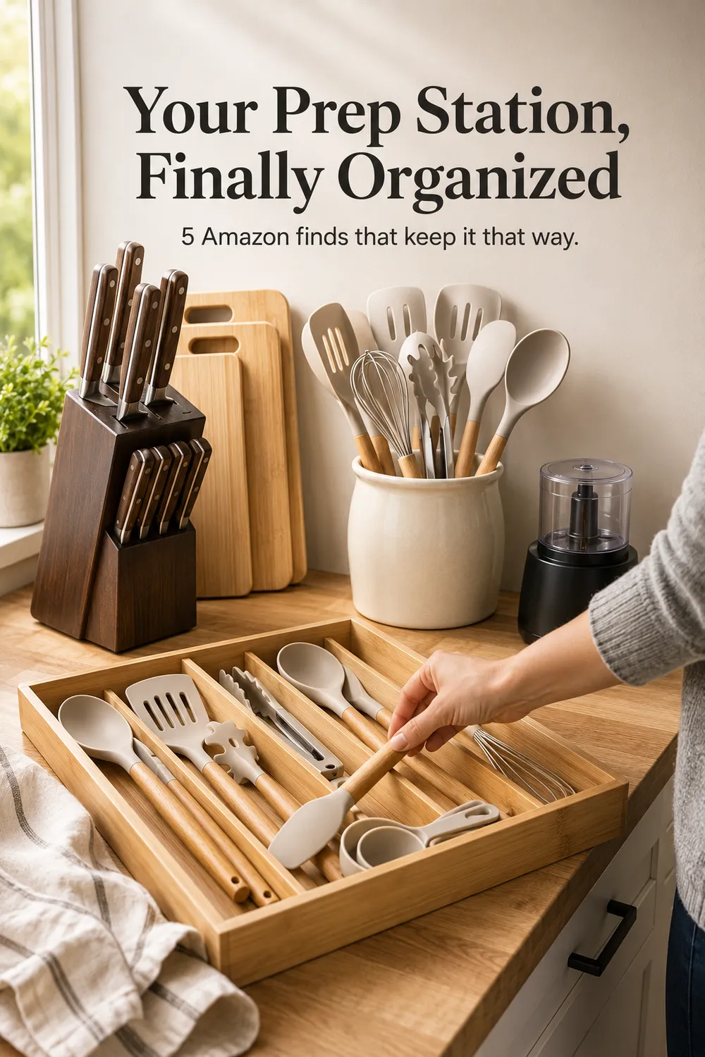 5 Kitchen Prep Station Finds That Actually Stay Organized
