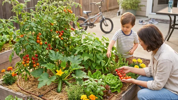Easy Backyard Vegetable Garden Ideas for Busy Families