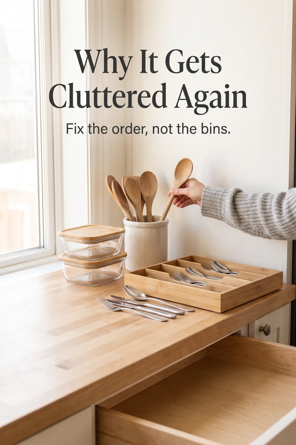 How to Organize a Small Kitchen Without Buying More Bins